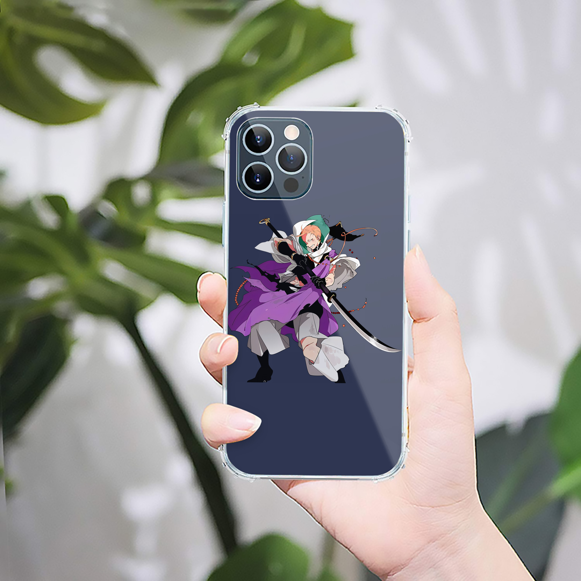 （画像用） 刀剣乱舞 Touken Ranbu 【iPhone 12シリーズ対応】透明スマホケース（クリアソフトケース）